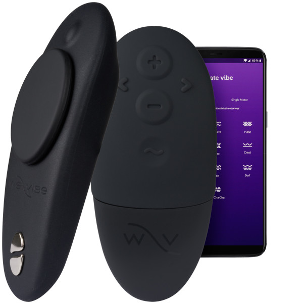 We-Vibe Moxie+ Kauko-ohjattava Alushousuvibraattori Kuva tuotteesta ja sovelluksesta 1