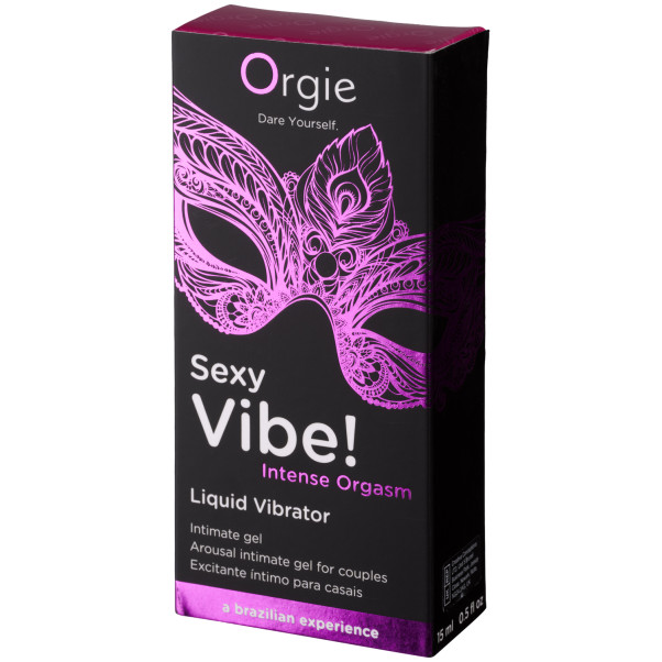 Orgie Sexy Vibe! Intense Orgasm Liquid Vibrator Intiimigeeli 15 ml Kuva tuotepakkauksesta 91