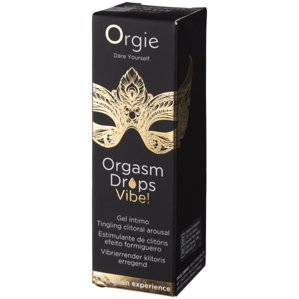 Orgie Orgasm Drops Vibe! Intiimigeeli 15 ml Kuva tuotepakkauksesta 91
