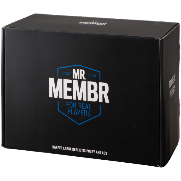 MR.MEMBR Harper Large Realistic Pussy and Ass Kuva tuotepakkauksesta 90