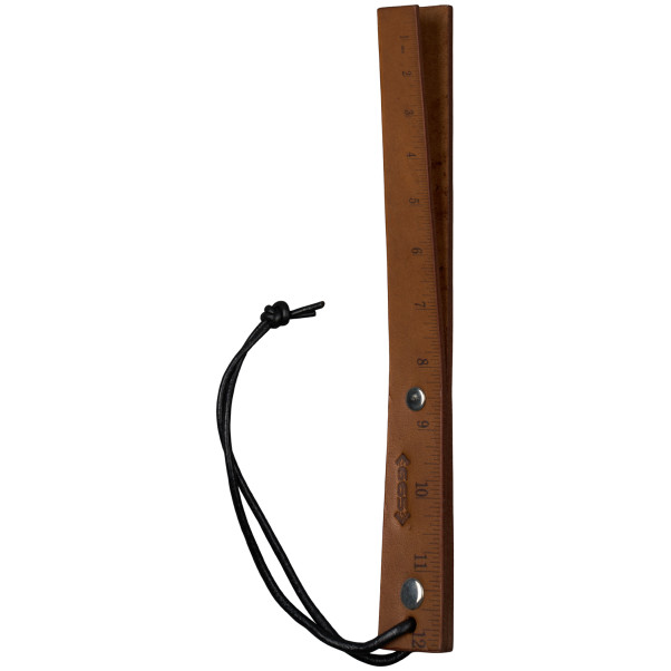 665 Leather Measured Punishment Nahkainen Kaksikerroksinen Läimäytin Tuotekuva 2