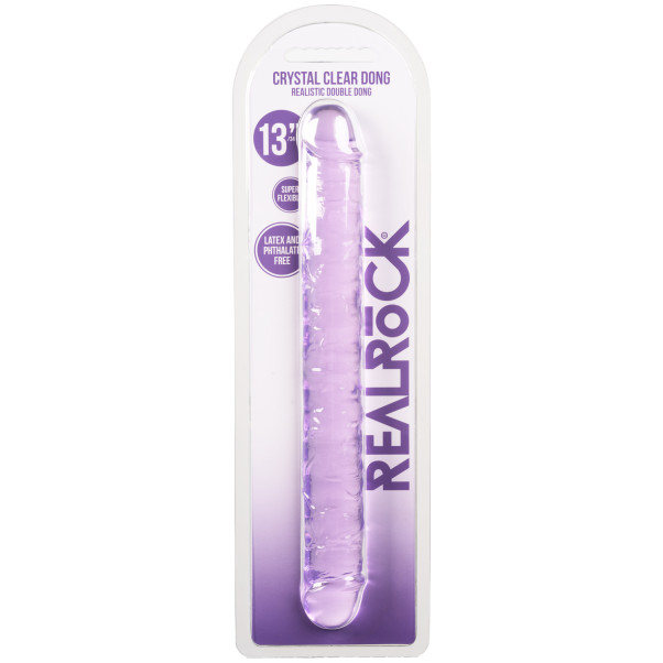 REALROCK Aidonkaltainen Tupladildo 34 cm Kuva tuotepakkauksesta 90