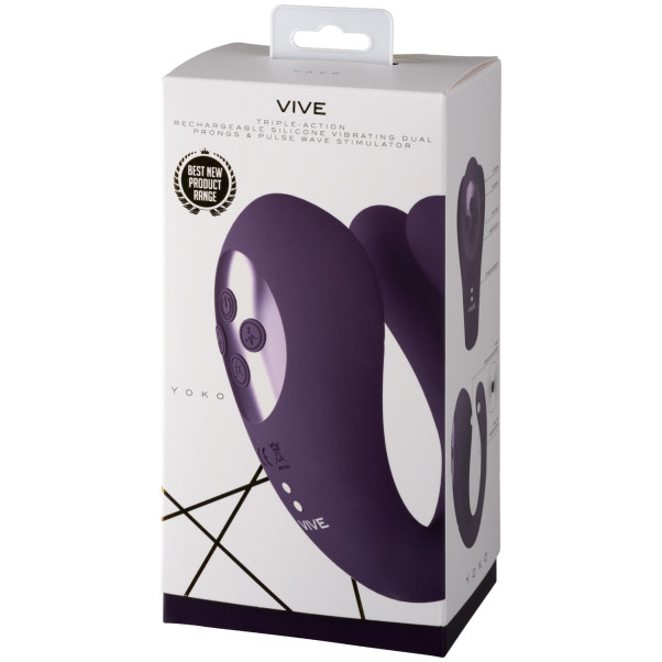 Vive Yoko Triple Action Vibrator with Clitoral Pulse Wave Masturbaattori Kuva tuotepakkauksesta 90