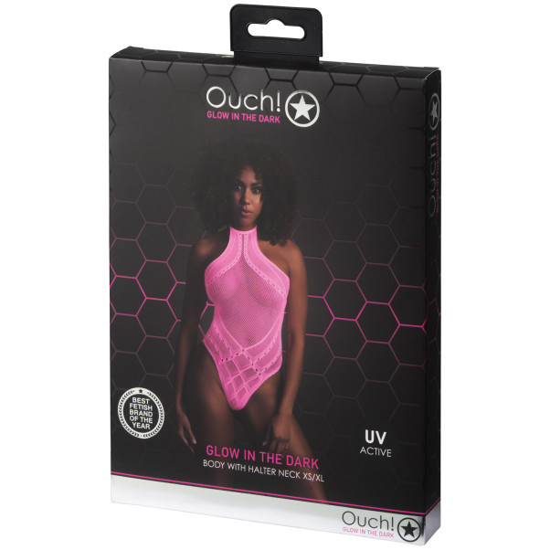 Ouch! Pimeässä Hohtava Neonpinkki Body Kuva tuotepakkauksesta 90