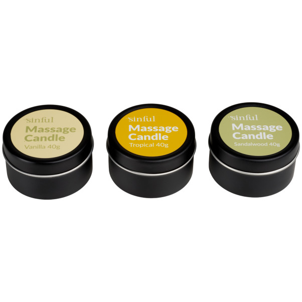 Sinful Hierontakynttiläsetti 3 x 40 g Tuotekuva 2