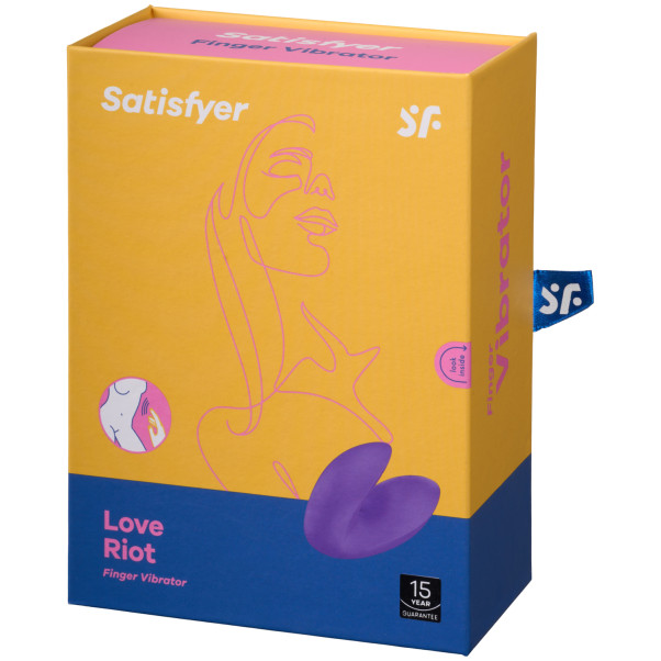 Satisfyer Love Riot Sormivibraattori Kuva tuotepakkauksesta 90