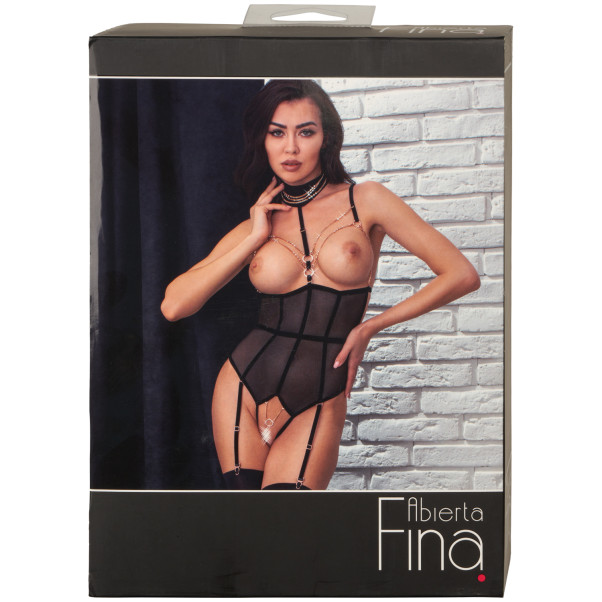 Abierta Fina Mesh-korsetti Ketjuilla Kuva tuotepakkauksesta 90