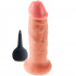 King Cock Aidonkaltainen Ejakuloiva Dildo 18 cm  2