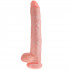 King Cock Aidonkaltainen Dildo Kiveksillä 35 cm