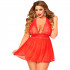 Seven til Midnight Plus Size Wondrous Babydoll-setti  1