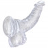 King Cock Clear Dildo Kiveksillä 20 cm  3