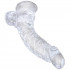 King Cock Clear Dildo Kiveksillä 20 cm  2