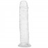 Willie City Aidonkaltainen Kirkas Dildo Imukupilla 22 cm  1