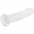 Willie City Aidonkaltainen Kirkas Dildo Imukupilla 22 cm  3