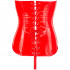 Black Level Punainen PVC-korsetti ja Stringit  4