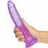 Baseks Jellies Aidonkaltainen Dildo Imukupilla 21 cm