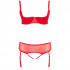 Cottelli Plus Size Punainen Half-Cup Alusasusetti  4