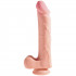 King Cock Plus Triple Density Dildo Kiveksillä 33 cm tuotekuva 1