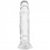 Willie City Aidonkaltainen Kirkas Dildo Imukupilla 15 cm 2