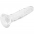 Willie City Aidonkaltainen Kirkas Dildo Imukupilla 13 cm 4