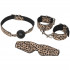Baseks Leopard Kinky Bondage-setti 3 Osaa Tuotekuva 1