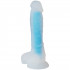 Baseks Glow in the Dark Sininen Dildo 21,5 cm Tuotekuva 1