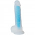 Baseks Glow in the Dark Sininen Dildo 21,5 cm Tuotekuva 3
