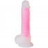 Baseks Glow in the Dark Pinkki Dildo 21,5 cm Tuotekuva 3