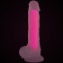 Baseks Glow in the Dark Pinkki Dildo 21,5 cm Tuotekuva 5