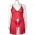 Nortie Gro Plus Size Punainen Pitsinen Babydoll-setti Tuotekuva 6