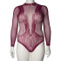 NORTIE Clover Plus Size Viininpunainen Haaraton Body Tuotekuva 4