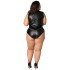 NORTIE Fetish Plus Size Wetlook Haaraton Body Tuotekuva 3