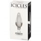 Icicles No 26 Kirkas Lasinen Anustappi kuva tuotepakkauksesta 90