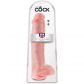 King Cock Aidonkaltainen Dildo Kiveksillä 36 cm