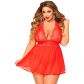 Seven til Midnight Plus Size Wondrous Babydoll-setti  1