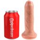King Cock Uncut Aidonkaltainen Dildo 15 cm  3