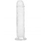 Willie City Aidonkaltainen Kirkas Dildo Imukupilla 18 cm  1