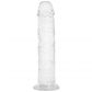 Willie City Aidonkaltainen Kirkas Dildo Imukupilla 18 cm  2