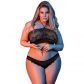 Magic Silk Plus Size Halterneck Rintaliivisetti  1