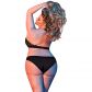 Magic Silk Plus Size Halterneck Rintaliivisetti  2