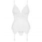 Obsessive White Corset Set Product 3