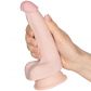 King Cock Plus Triple Density Dildo Kiveksillä 19 cm tuote kädessä 50