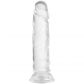 Willie City Aidonkaltainen Kirkas Dildo Imukupilla 15 cm 3