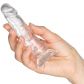 Willie City Aidonkaltainen Kirkas Dildo Imukupilla 13 cm 50