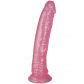 Baseks Pinkki Glitter Dildo 20 cm Tuotekuva 1