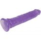 Baseks Lila Glitter Dildo 20,5 cm Tuotekuva 3