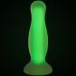 Baseks Glow in the Dark Keltainen Keskikokoinen Anaalidildo Tunnelmakuva 4