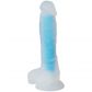 Baseks Glow in the Dark Sininen Dildo 21,5 cm Tuotekuva 1