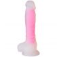 Baseks Glow in the Dark Pinkki Dildo 21,5 cm Tuotekuva 1