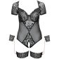 Cottelli Bondage Plus Size Haaraton Pitsibody ja Kahleet Tuotekuva 3